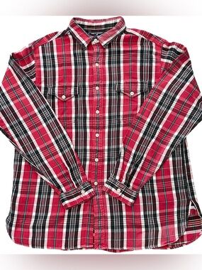 Polo Sport Ralph Lauren Flannel Plaid Shirt Men’s XL